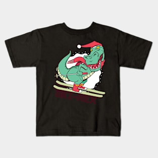 Ski Rex Ski Dino Kids T-Shirt